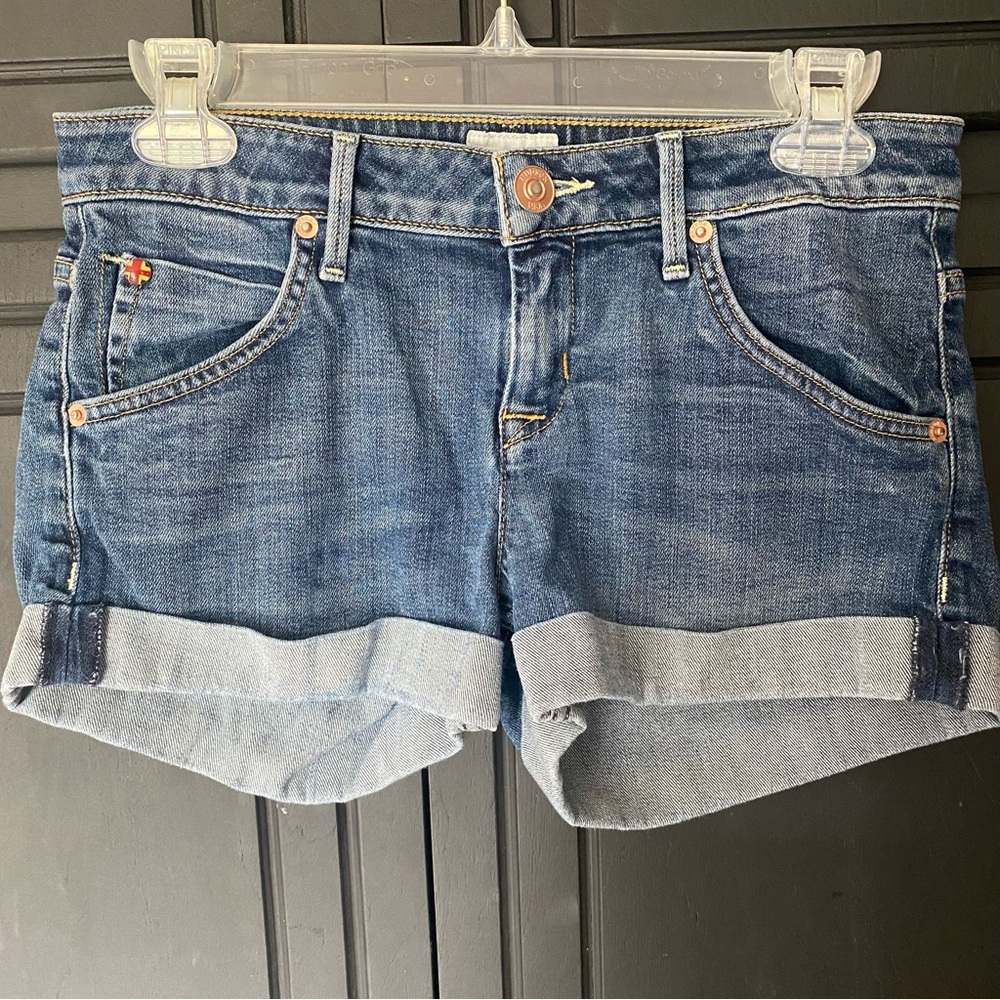 HUDSON cuffed Hampton jean shorts